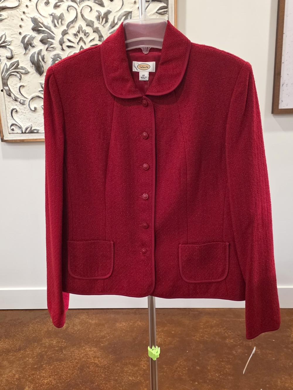 NWT Talbots Blazer in Red Size 12